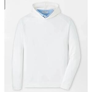 Peter Millar Men’s Golf Pine Performance Hoodie White ME0EK45 2XL XXL